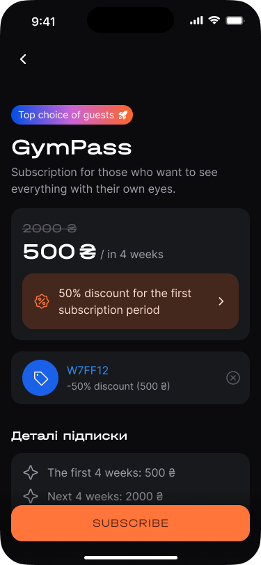 CORA Guest App — autonomous registration and payment flow